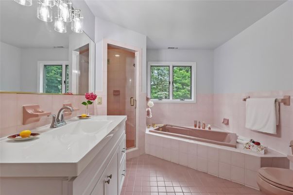 Bathroom, Glass Shower, Interior
