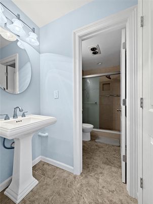 Bathroom, Glass Shower, Interior