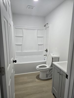 Bathroom, Interior, Wood Texture Flooring