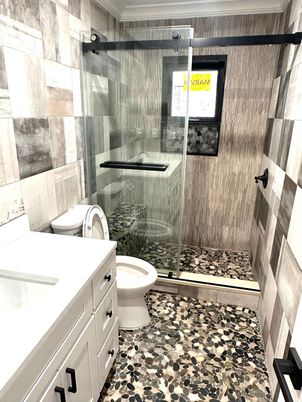 Bathroom, Glass Shower, Interior