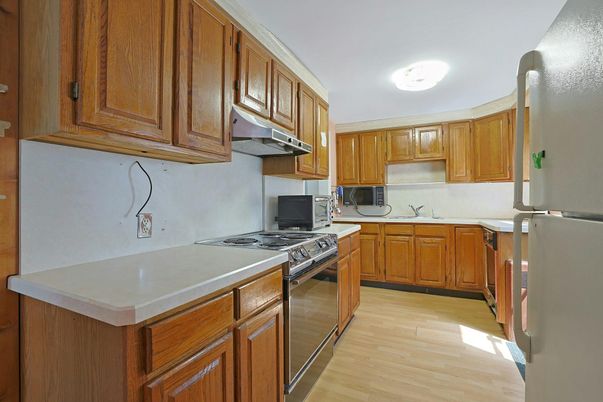 Interior, Kitchen, Wood Texture Flooring