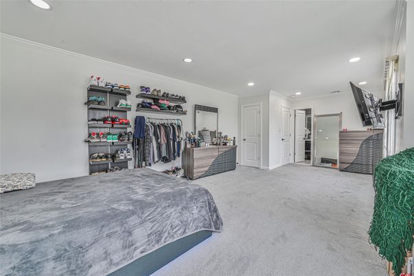 Bedroom, Interior, Recessed Lighting