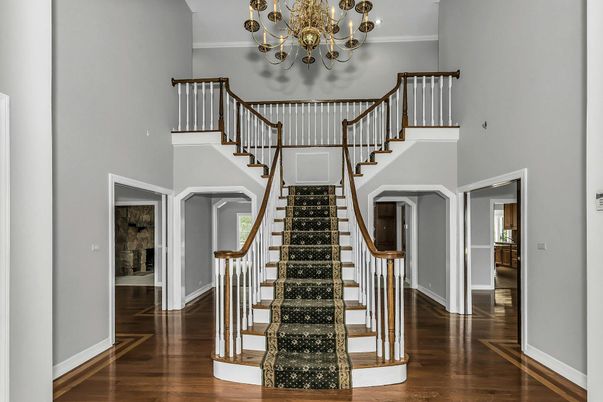 Chandelier, Interior, Recessed Lighting, Wood Texture Flooring