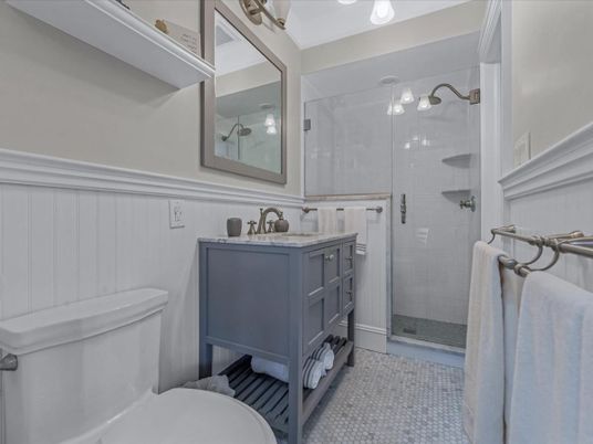 Bathroom, Glass Shower, Interior