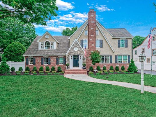 Exterior, Facade, Brick Facade, Tudor Revival