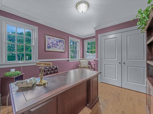 Home Office, Interior, Wood Texture Flooring