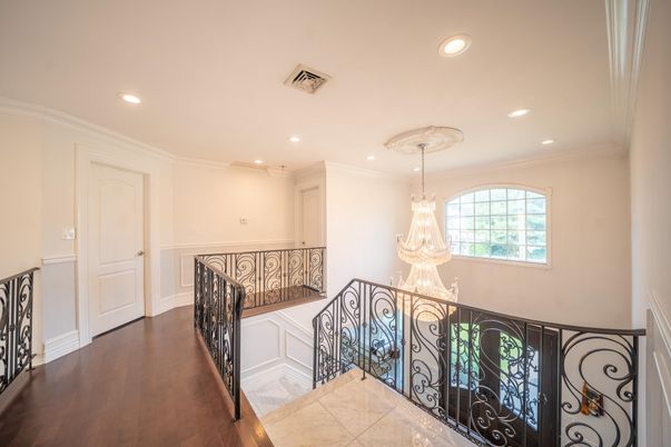 Chandelier, Interior, Recessed Lighting, Wood Texture Flooring