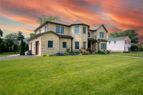 Backyard, Exterior, Facade, Brick Traditional