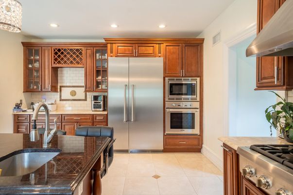 Interior, Kitchen, Recessed Lighting, Stainless Steel Appliances