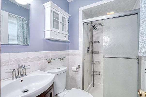 Bathroom, Glass Shower, Interior