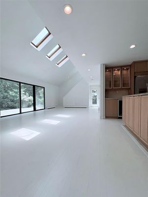 Empty room, Interior, Kitchen, Recessed Lighting