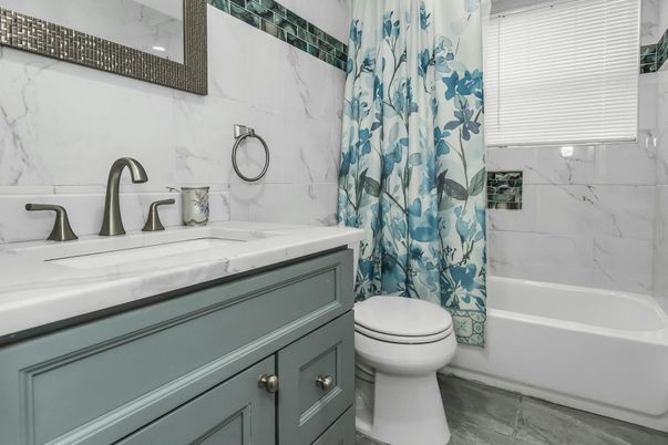 Bathroom, Interior, Marble Walls