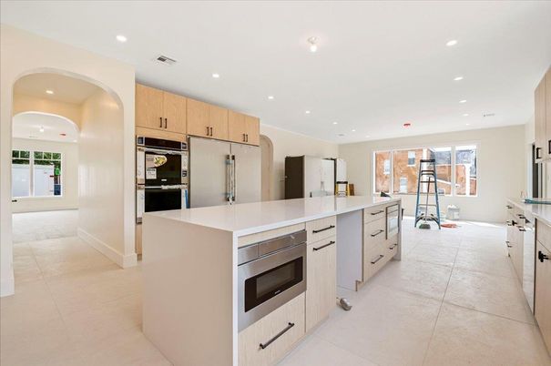 Interior, Kitchen, Recessed Lighting, Stainless Steel Appliances