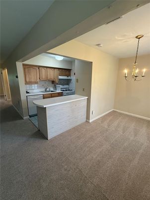 Chandelier, Empty room, Interior, Kitchen
