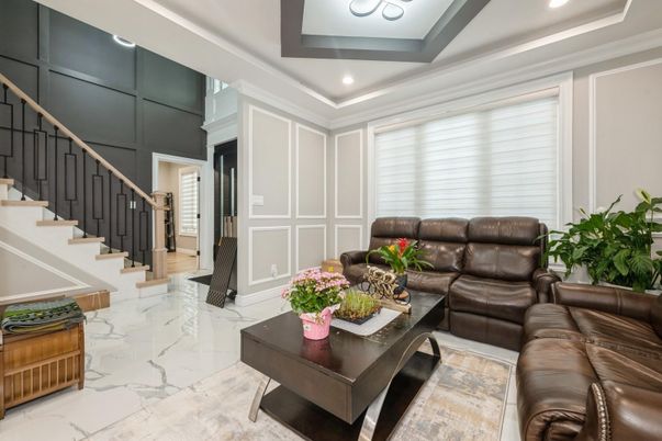 Interior, Living room, Marble, Recessed Lighting