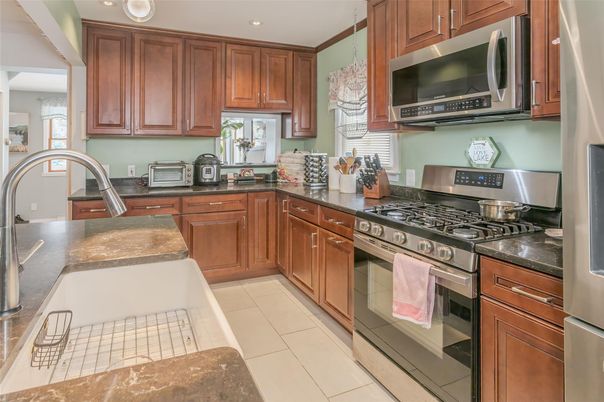 Interior, Kitchen, Recessed Lighting, Stainless Steel Appliances