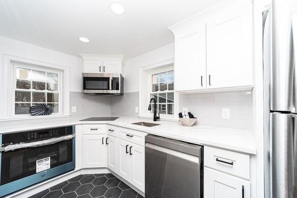 Interior, Kitchen, Recessed Lighting, Stainless Steel Appliances