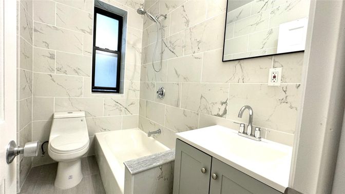 Bathroom, Interior, Marble Walls