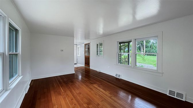 Empty room, Interior, Wood Texture Flooring