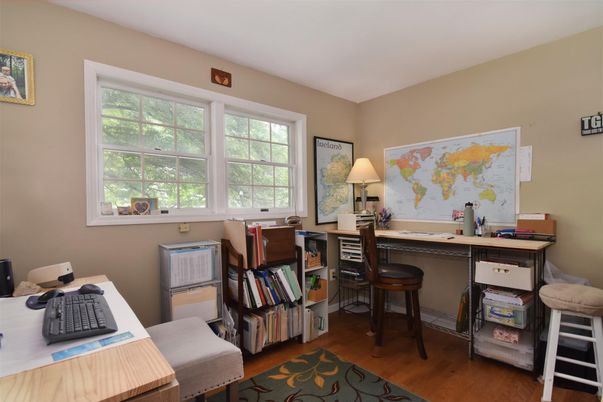 Home Office, Interior, Wood Texture Flooring