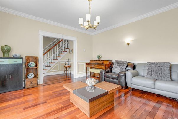 Chandelier, Interior, Living room, Wood Texture Flooring