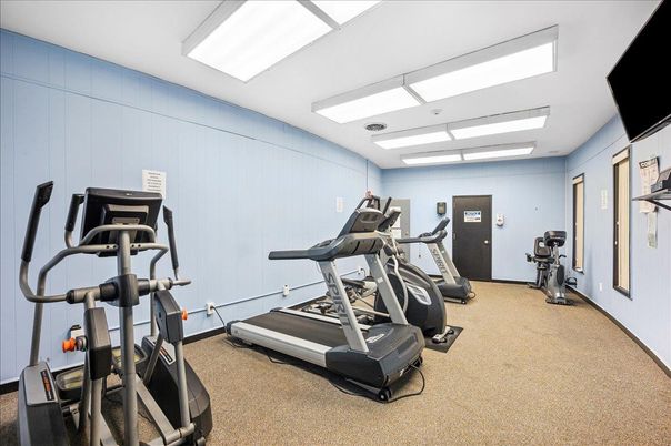 Fitness Equipment, Gym, Interior