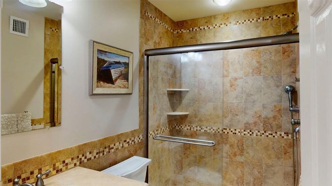 Bathroom, Glass Shower, Interior