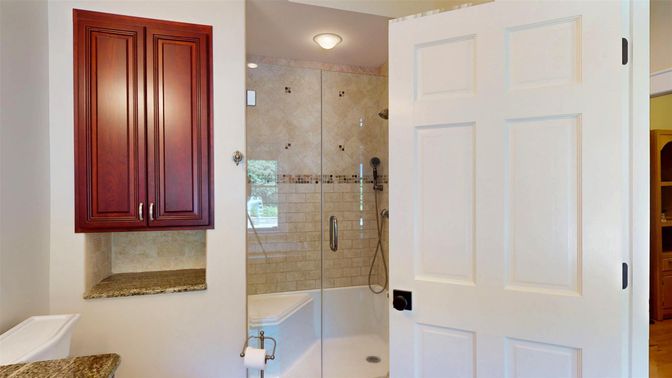 Bathroom, Glass Shower, Interior