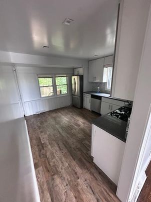 Interior, Kitchen, Wood Texture Flooring