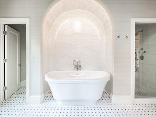 Bathroom, Free Standing Baths, Glass Shower, Interior