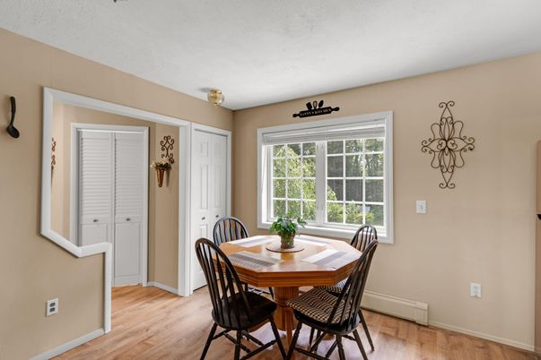 Dining room, Interior, Wood Texture Flooring