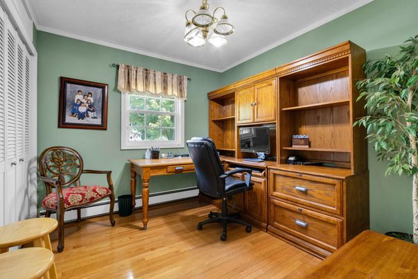 Home Office, Interior, Wood Texture Flooring