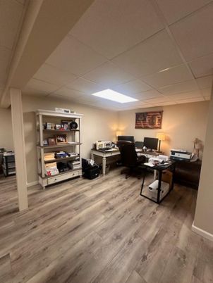 Home Office, Interior, Wood Texture Flooring