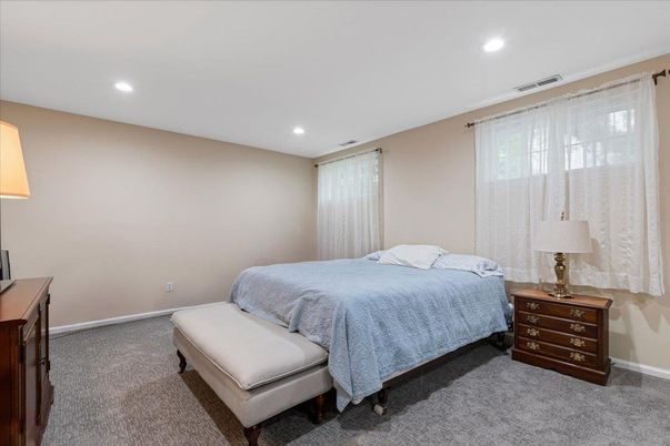 Bedroom, Interior, Recessed Lighting