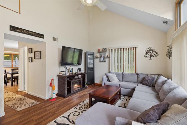 Fireplace, Interior, Living room, Wood Texture Flooring