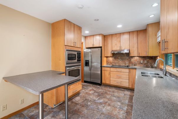 Interior, Kitchen, Recessed Lighting, Stainless Steel Appliances