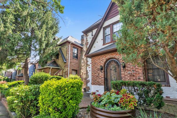 Exterior, Facade, Brick Facade, Tudor Revival