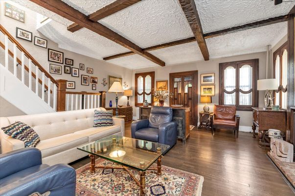 Interior, Living room, Wooden Beams, Wood Texture Flooring