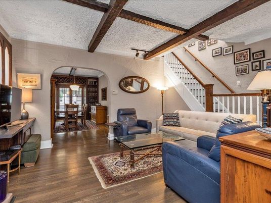 Dining room, Interior, Living room, Wooden Beams, Wood Texture Flooring