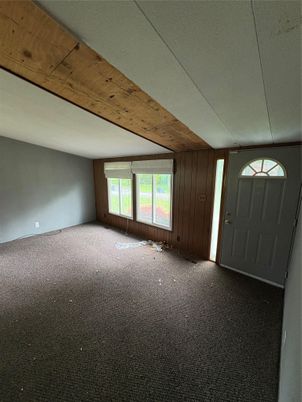 Empty room, Interior, Wooden Beams, Wooden Ceilings, Wooden Walls