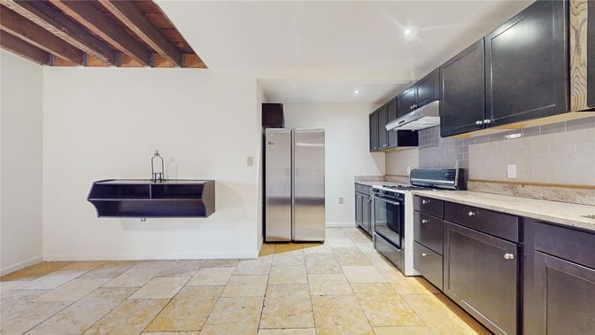 Interior, Kitchen, Recessed Lighting, Stainless Steel Appliances
