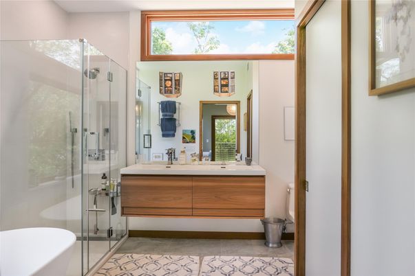 Bathroom, Glass Shower, Interior