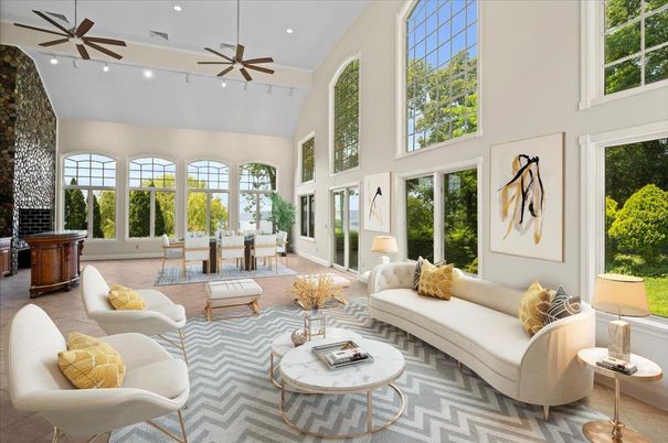 Dining room, Interior, Living room, Recessed Lighting