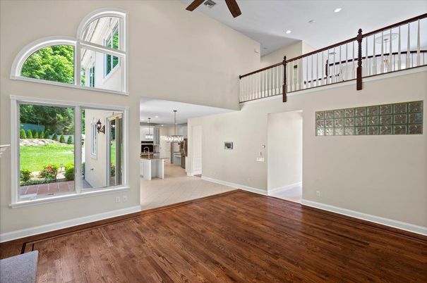 Chandelier, Interior, Recessed Lighting, Wood Texture Flooring