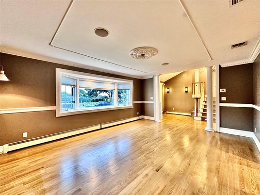 Empty room, Interior, Wood Texture Flooring