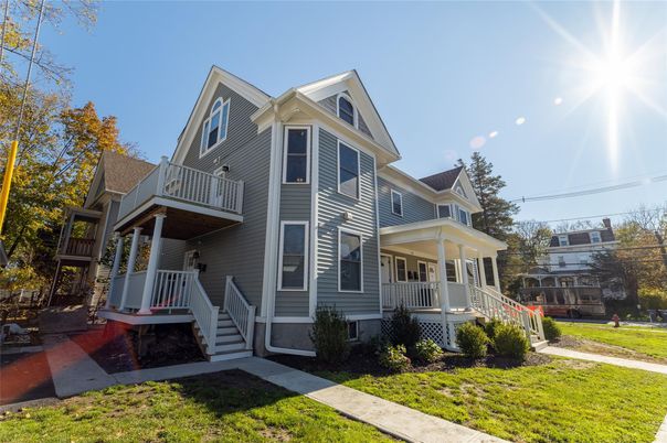 Backyard, Exterior, Facade, Queen Anne Victorian