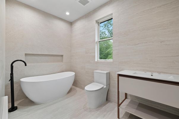 Bathroom, Free Standing Baths, Interior, Recessed Lighting