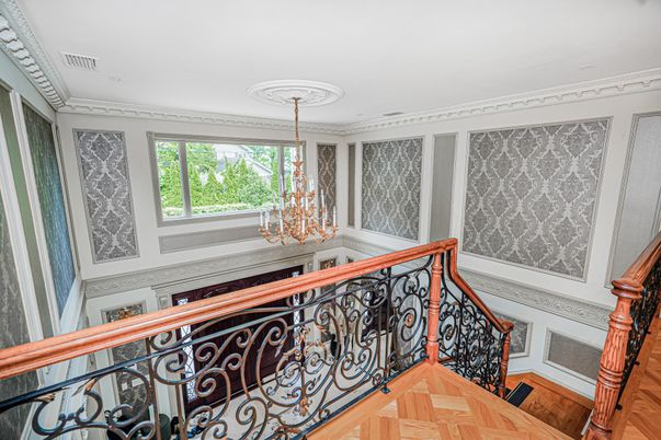 Chandelier, Interior, Wood Texture Flooring
