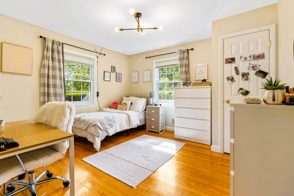 Bedroom, Interior, Wood Texture Flooring