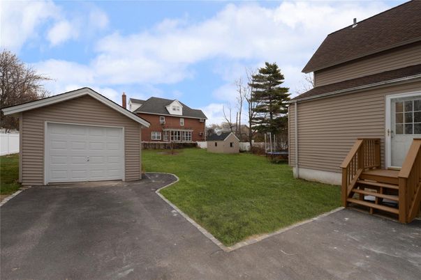 Backyard, Detached Garage, Exterior